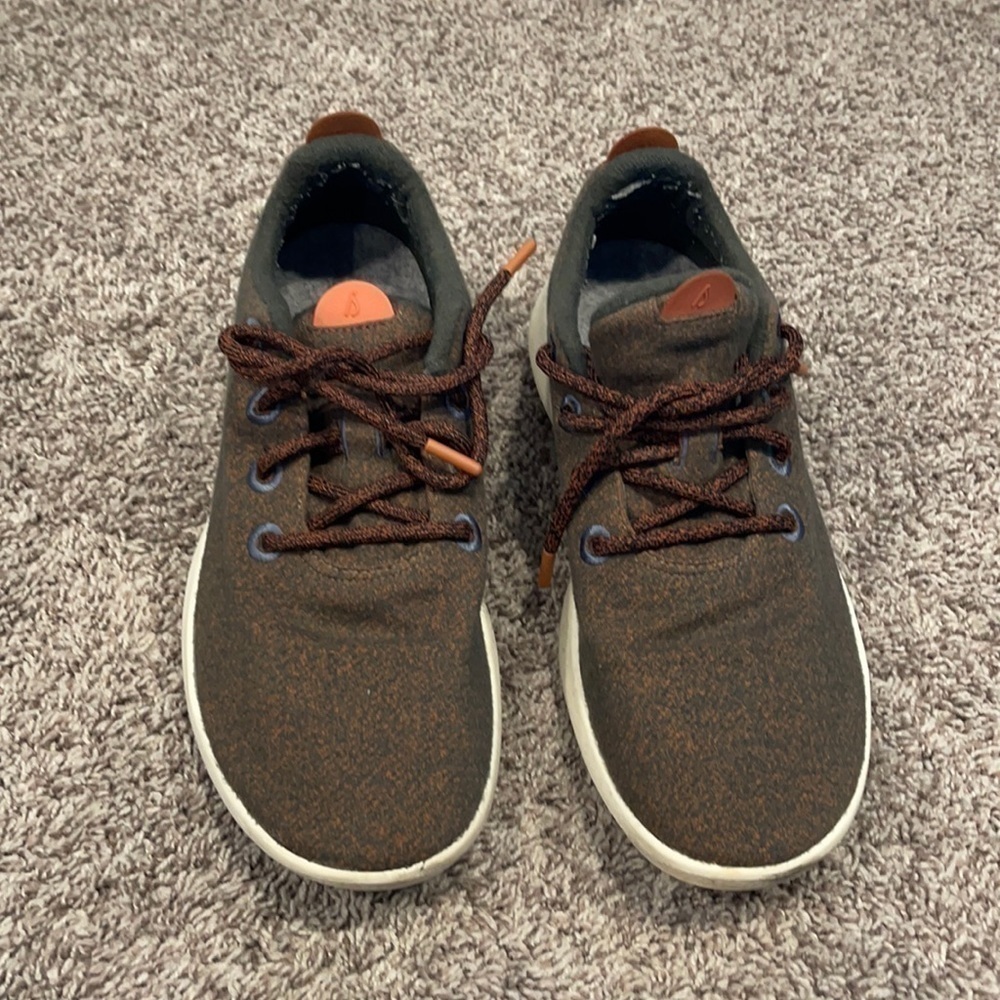 Allbirds Men’s Wool Runner-Up Mizzles Size M12 Terra White
